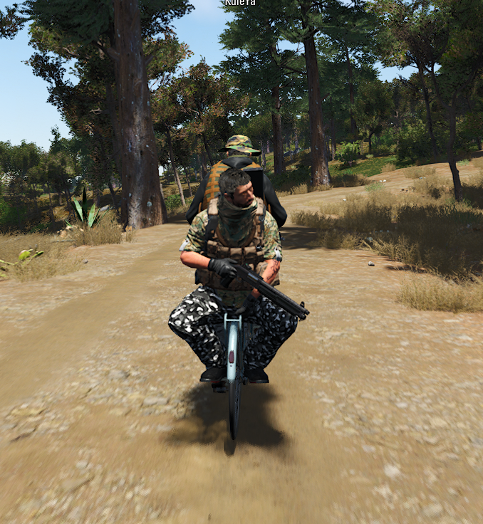 Immer den Rücken freihalten