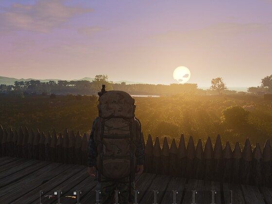 Sonnenaufgang in der Base