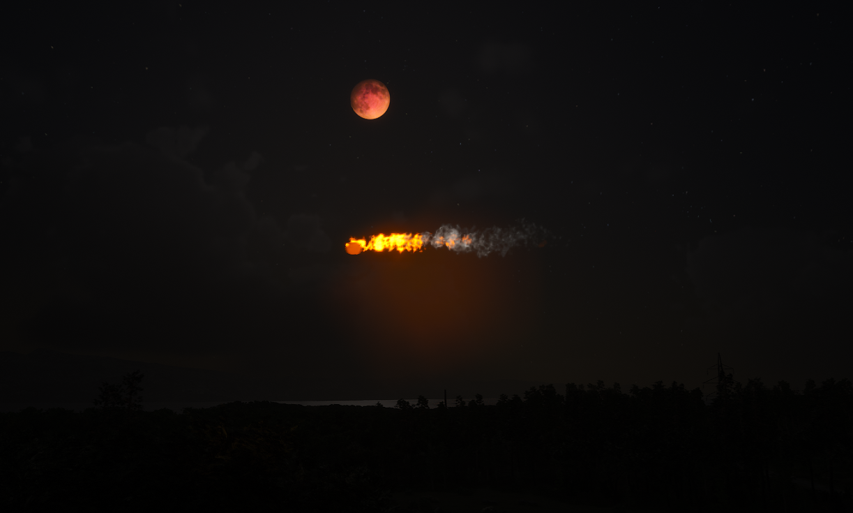 Ist es ein Vogel? Ist es ein Flugzeug? Nein, es ist ein brennender kürbis 🔥🎃🔥